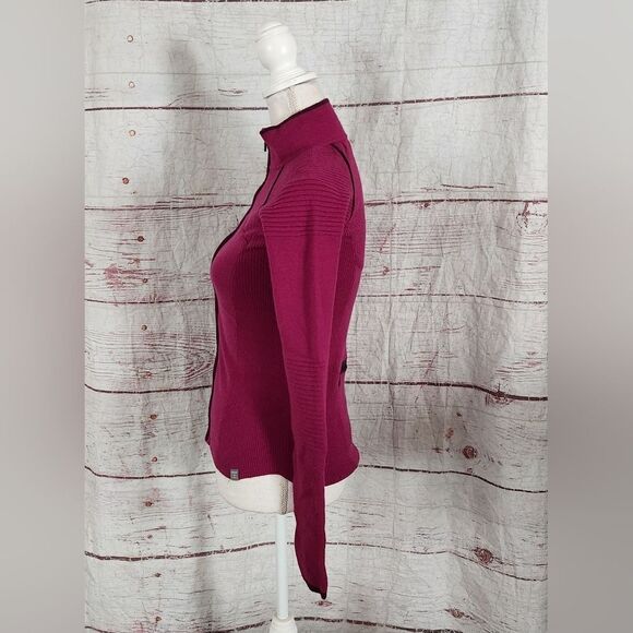 Title Nine Merino Wool Blens Zip Front Sweater Size XS - Picture 3 of 7